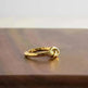 Female's New Stainless Steel Twist Fried Dough Knot Opening Ring - EX-STOCK CANADA