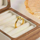 Female's New Stainless Steel Twist Fried Dough Knot Opening Ring - EX-STOCK CANADA