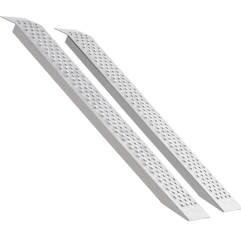 47.2 X 8.5 Aluminum Ramps 880 LBS Capacity Loading Ramps 2PCS EX-STOCK