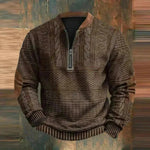 Pulgón de sudadera de cremallera 3D de los hombres estampados para hombres impresos