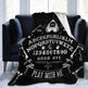 Halloween Witch Blanket Flannel Blanket EX-STOCK Canada 