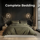 Solid Color Simple Bedding Grey Duvet Cover EX-STOCK Canada 