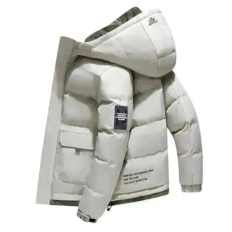 Cotton-padded Coat Men's Coat Autumn And Winter Trends Clothes Men's Thickened - EX-STOCK CANADA