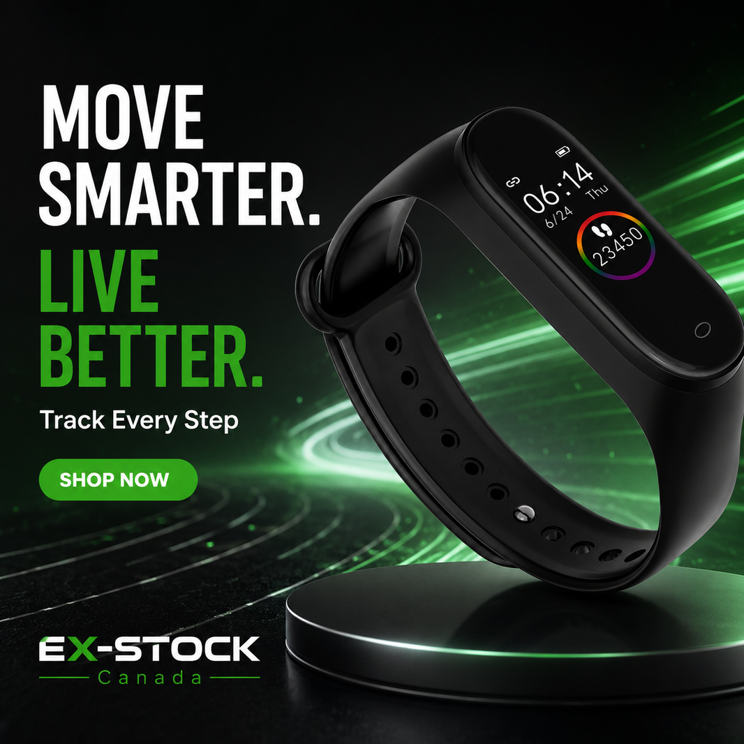 Fitness tracker impermeabile con monitor della frequenza cardiaca e della pressione sanguigna 