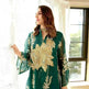 Fired Sequins Light Luxury Celebrity Party Abaya Dress for Arab Dubai Turkey Middle East Women - EX-STOCK CANADA