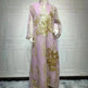 Fired Sequins Light Luxury Celebrity Party Abaya Dress for Arab Dubai Turkey Middle East Women - EX-STOCK CANADA