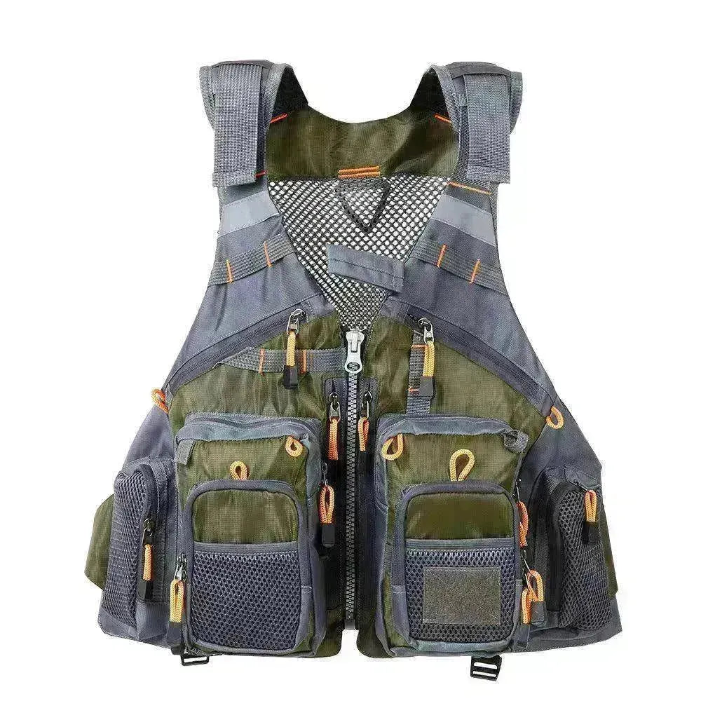 Fishing Outdoor Sport Flying Men Respiratory Jacket Safety Vest Survival Utility Vest - EX-STOCK CANADA
