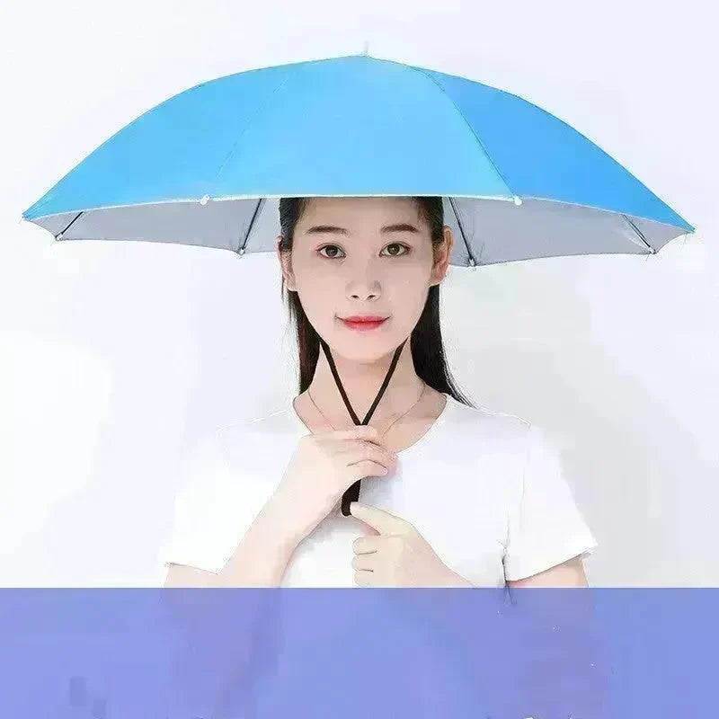 Fishing Umbrella Hat Large Hat Umbrella Hat Umbrella - EX-STOCK CANADA