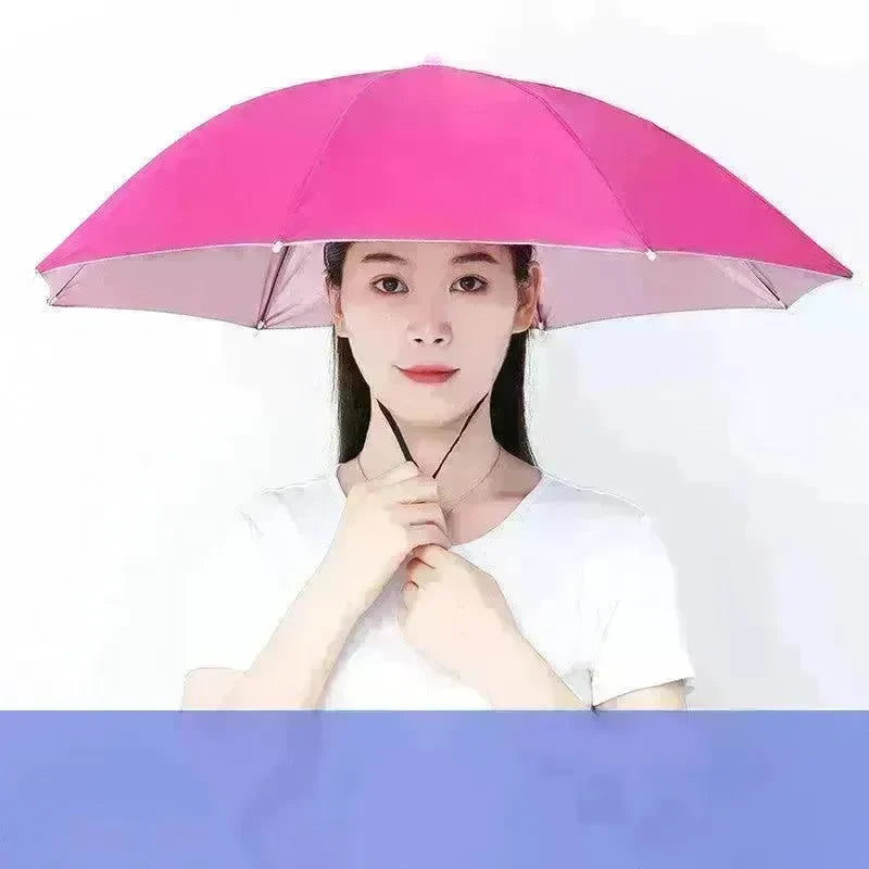Fishing Umbrella Hat Large Hat Umbrella Hat Umbrella - EX-STOCK CANADA