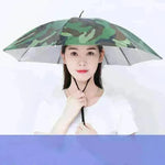 Fishing Umbrella Hat Large Hat Umbrella Hat Umbrella - EX-STOCK CANADA