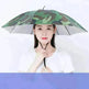 Fishing Umbrella Hat Large Hat Umbrella Hat Umbrella - EX-STOCK CANADA