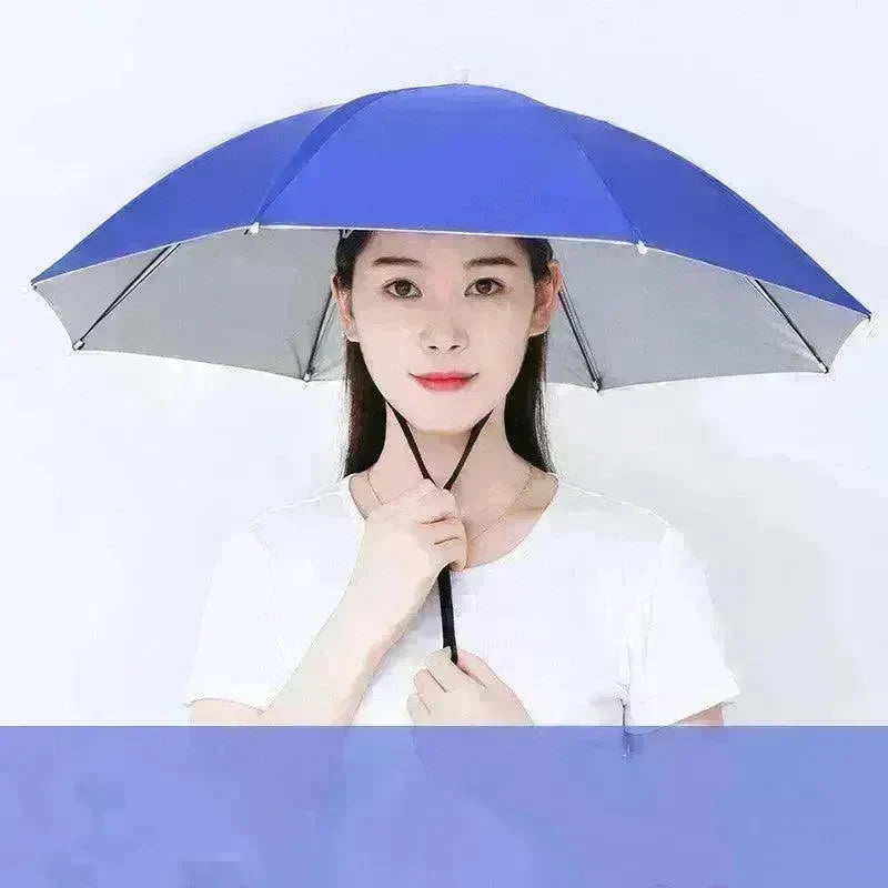 Fishing Umbrella Hat Large Hat Umbrella Hat Umbrella - EX-STOCK CANADA