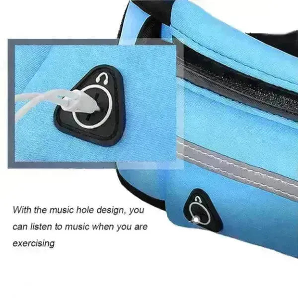 Fitness Waist Bag With Pocket Slim Running Jogging Belt Fanny Pack Bag For Hiking Cycling Workout Sports Gym - EX-STOCK CANADA