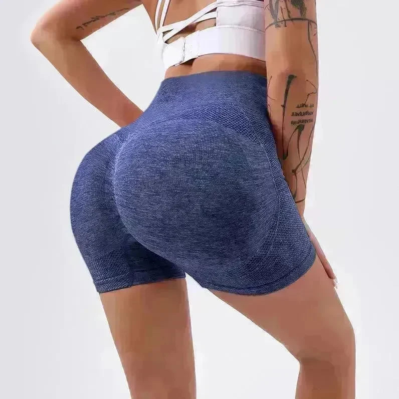 Fitness Yoga Shorts Pants Butt Lifting Seamless Leggings Women Gym - EX-STOCK CANADA