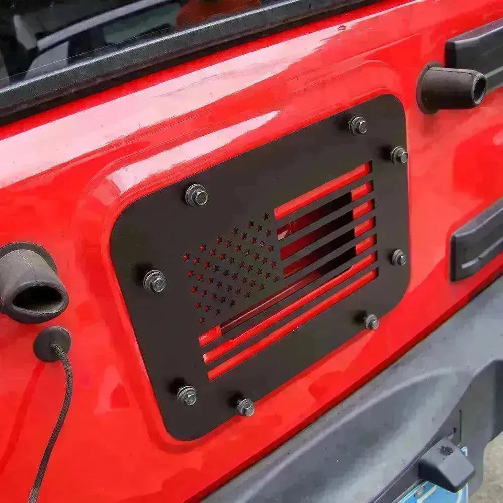 Five-Star Tailgate Vent Cover Plate Wrangler Modified Accessories - EX-STOCK CANADA