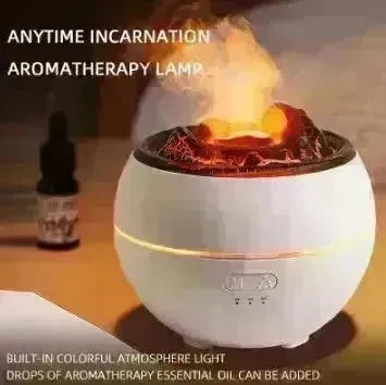 Flame Aroma Diffuser Household Desk Aromatherapy Humidifier - EX-STOCK CANADA