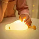 Flat Duck Silicone Night Light Children's Bedside Lamp - EX-STOCK CANADA