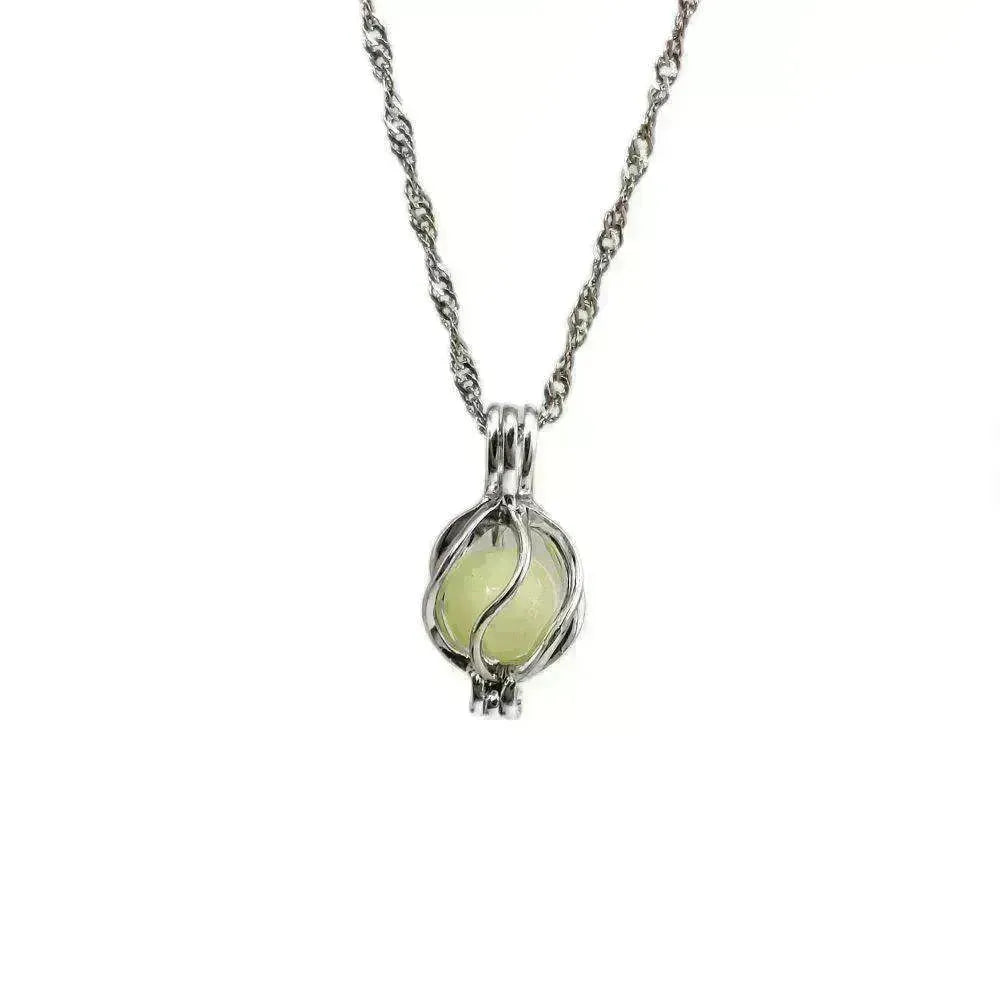 Fluorescent Stone Three-dimensional Planet Noctilucent Necklace - EX-STOCK CANADA