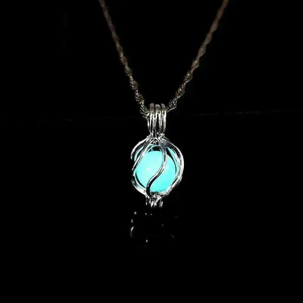 Fluorescent Stone Three-dimensional Planet Noctilucent Necklace - EX-STOCK CANADA