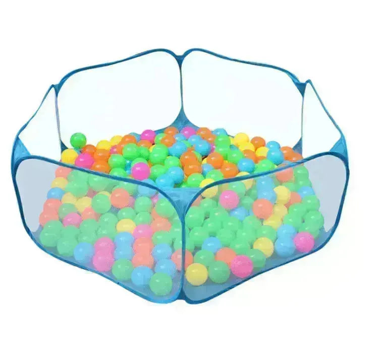 Foldable Kids' Play Tent with Ball Pit: Ocean Ball Pool & Crawling Game House for Outdoor Fun - EX-STOCK CANADA