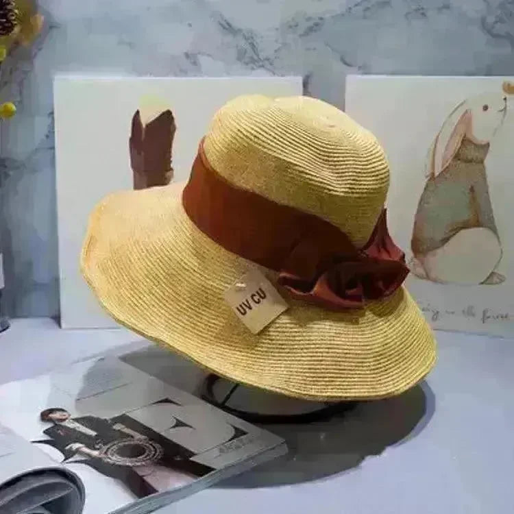Foldable Summer Beach Sun Hat - EX-STOCK CANADA