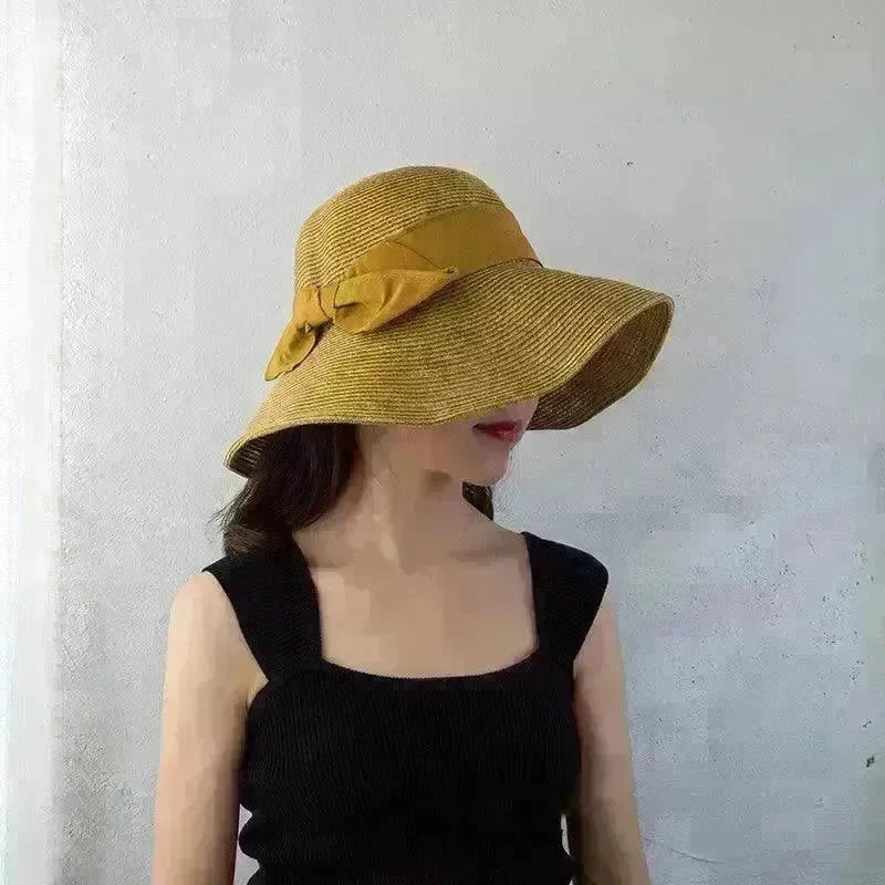 Foldable Summer Beach Sun Hat - EX-STOCK CANADA