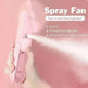 Folding Hand-held Fan Spray Water Replenishing Portable USB Charging - EX-STOCK CANADA