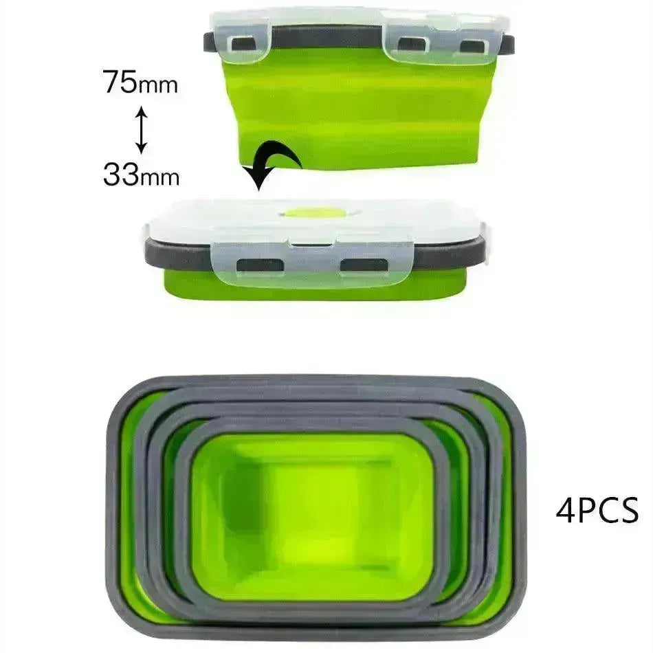 Folding lunch box - EX-STOCK CANADA