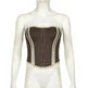 French Royal Style Lace Stitching Waist Girdle Tube Top Wild Vest Women - EX-STOCK CANADA