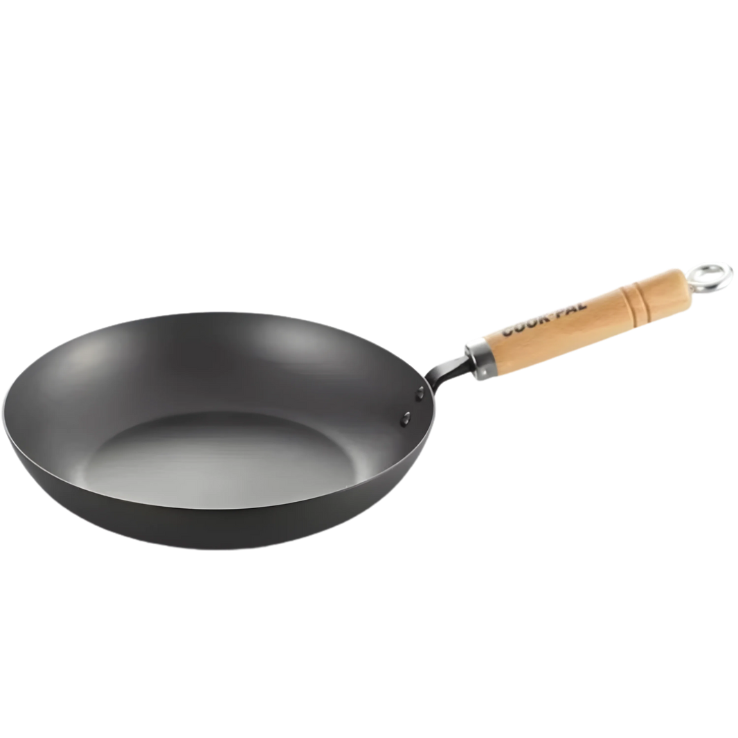 Yoshikawa Cook-Pal Ren Nitrided Carbon Steel Fry Pan 28cm – Made in Japan 