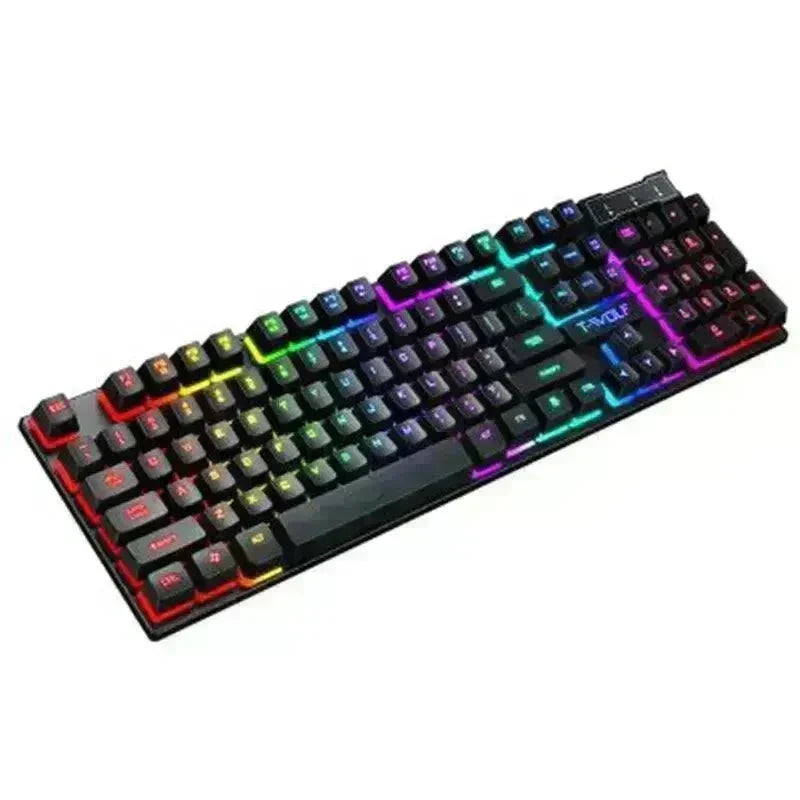 Gaming Usb Luminous Wired Keyboard Floating Manipulator - EX-STOCK CANADA