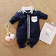 Gentleman's Baby Clothes, Long-sleeved Baby Clothes, Gentleman's Romper - EX-STOCK CANADA