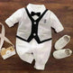 Gentleman's Baby Clothes, Long-sleeved Baby Clothes, Gentleman's Romper - EX-STOCK CANADA