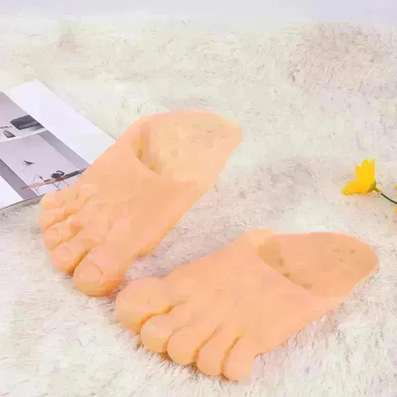Giant Big Toe Funny Creative Beach Barefoot Slippers for Men and Women - EX-STOCK CANADA