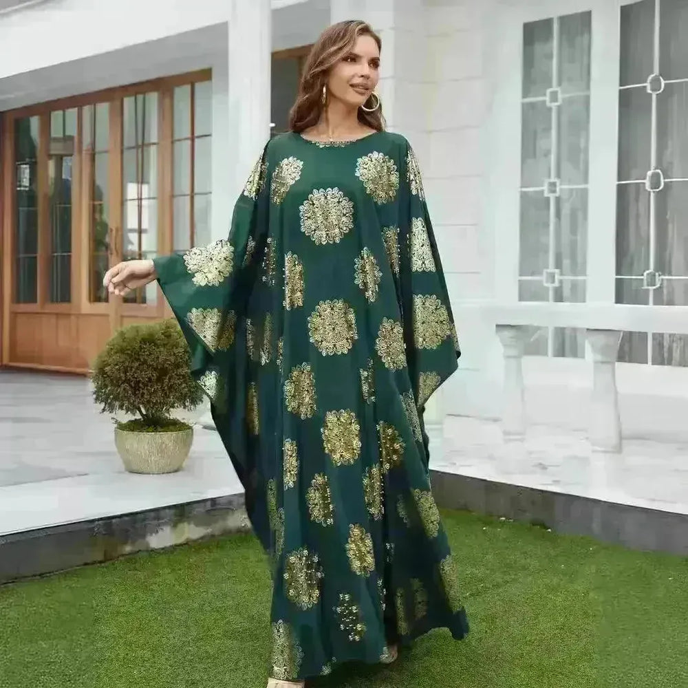 Gilding Batwing Sleeve Arab Women's Robes - EX-STOCK CANADA