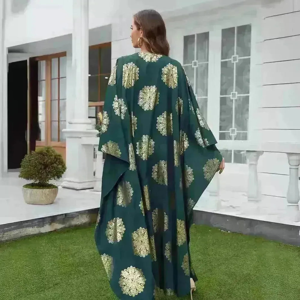 Gilding Batwing Sleeve Arab Women's Robes - EX-STOCK CANADA