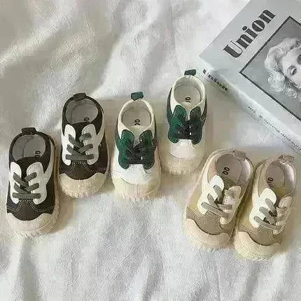 Girls' Baby Soft Bottom Non-slip Children's Canvas Shoes - EX-STOCK CANADA