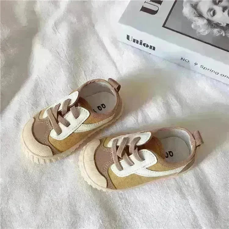 Girls' Baby Soft Bottom Non-slip Children's Canvas Shoes - EX-STOCK CANADA