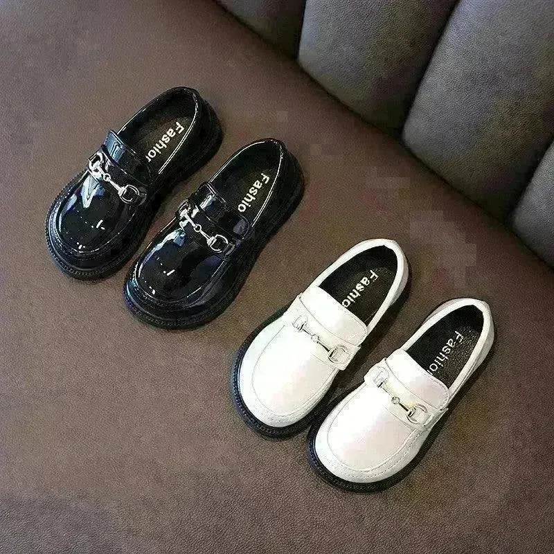 Girls Fashion British Children's Single-layer Shoes - EX-STOCK CANADA