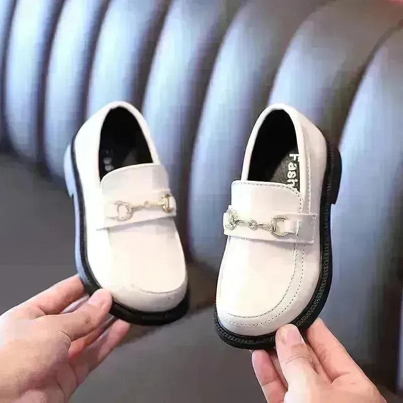 Girls Fashion British Children's Single-layer Shoes - EX-STOCK CANADA
