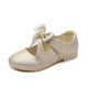 Girls Shoes White Leather Shoes Bowknot Girls Children Princess Shoes - EX-STOCK CANADA