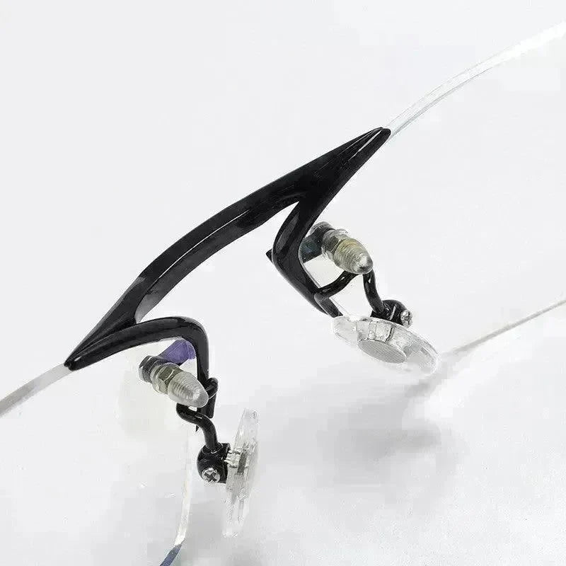 Glasses Frame Rimless Pure Titanium Glasses Frame Women - EX-STOCK CANADA