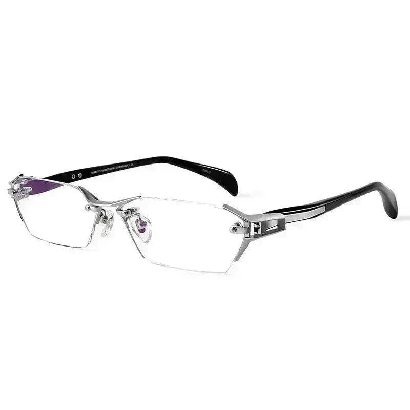 Glasses Frame Rimless Pure Titanium Glasses Frame Women - EX-STOCK CANADA