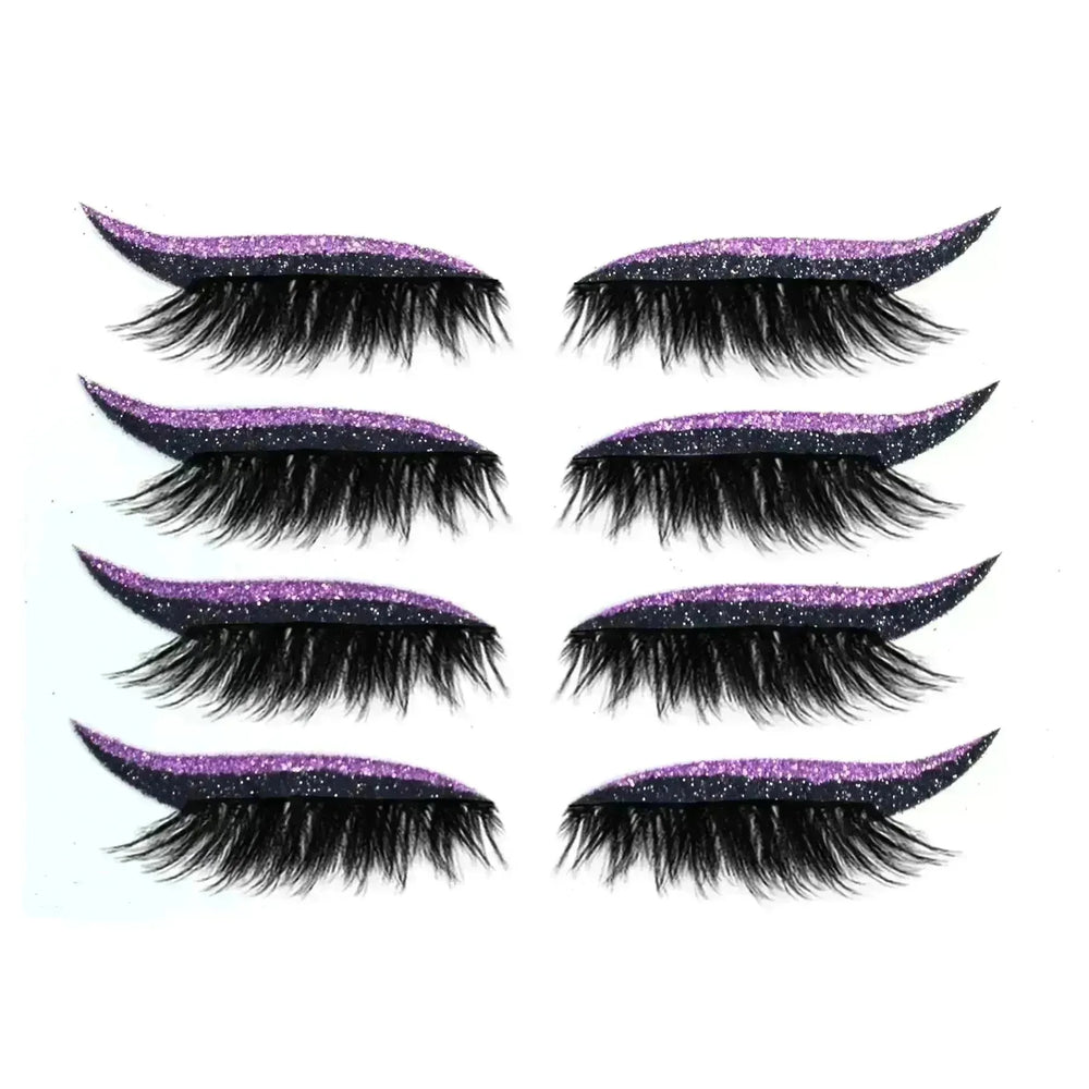 Glittering Eyeliner Sticker False lashes set - EX-STOCK CANADA