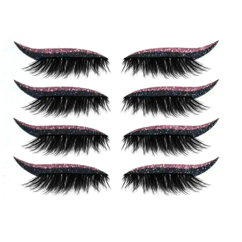 Glittering Eyeliner Sticker False lashes set - EX-STOCK CANADA