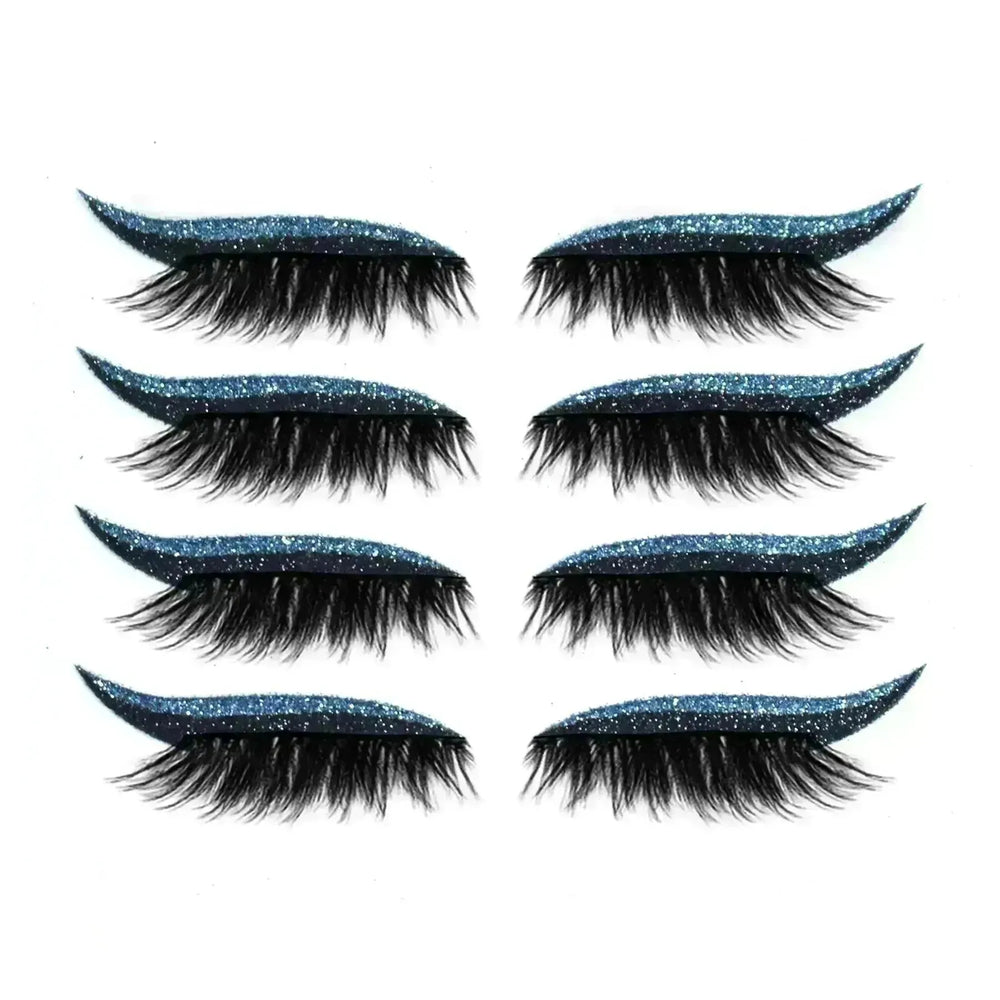 Glittering Eyeliner Sticker False lashes set - EX-STOCK CANADA