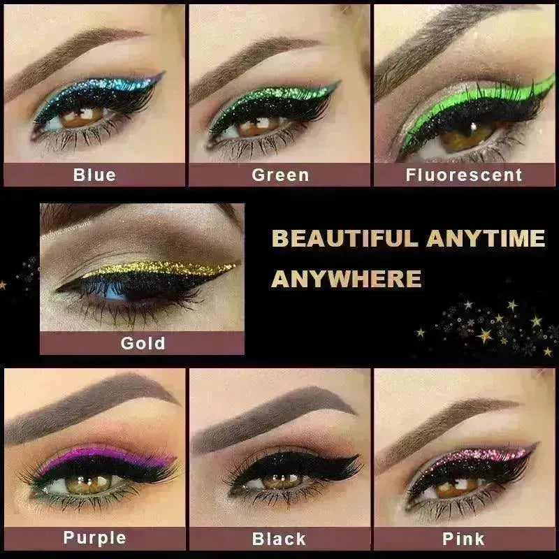 Glittering Eyeliner Sticker False lashes set - EX-STOCK CANADA