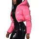 Glossy Bread Coat Down Cotton Jacket - EX-STOCK CANADA