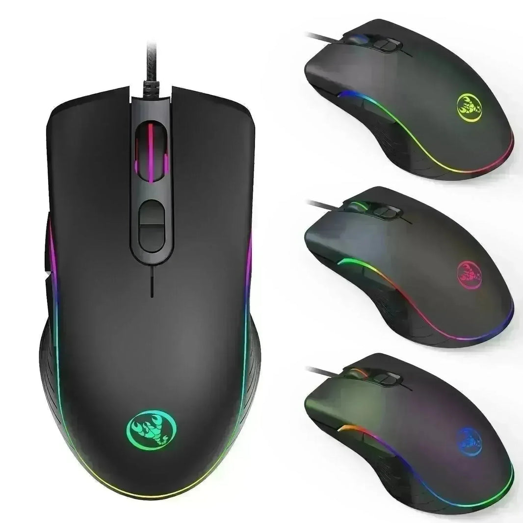 Glowing Gaming Mouse Gaming Wired Mouse - EX-STOCK CANADA