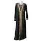 Gold Embroidered Abaya Dress for Turkey Middle East Arab Dubai Women - EX-STOCK CANADA